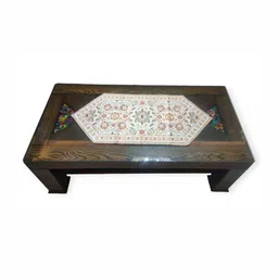 MONKDECOR Cream Coloured & Red  Floral Printed Table Runner image 4