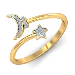 KUBERBOX 18KT Gold Diamond Studded Ring - 1.94 gm-image-78