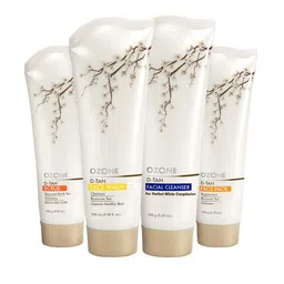 Ozone Set Of 4 Face Cleanser Face Pack Face Scrub & Face Wash D-Tan Skin - 100 gm Each-11