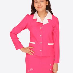 CUTECUMBER Girls Shirt Collar Coat With Skirt-image-17