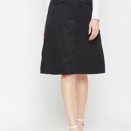 RARE A-line Knee-Length Skirt-image-20