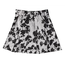 Hunny Bunny Girls Floral Printed Flared Knee-Length Skirt-image-89