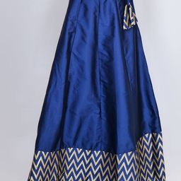 Frolic Rolic Printed Flared Maxi Skirt-16