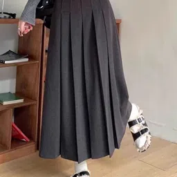 StyleCast x Revolte Women Pleated A-Line Midi Skirt-image-22