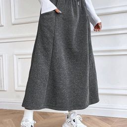 StyleCast x Revolte Solid Flared Skirt-image-37
