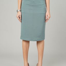 FITHUB Knee Length Formal Pencil Skirt-picture-37