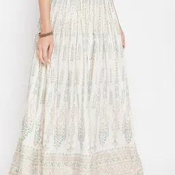 Clora Creation Printed Flared Maxi Skirt image 3