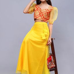 Frolic Rolic Net Maxi Skirt image 4