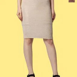 Popwings Pack Of 2 Abstract Printed Pencil Skirt-image-59