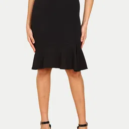 BAESD Knee Length Trumpet Skirt-picture-23