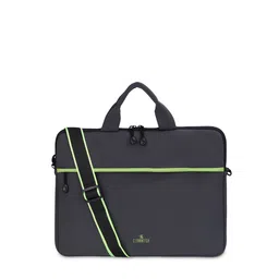 THE CLOWNFISH Unisex Grey Solid Laptop Sleeve-picture-25