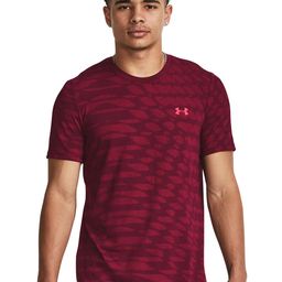 UNDER ARMOUR Seamless Ripple Short Sleeve Printed Slim-Fit T-Shirt-image-65