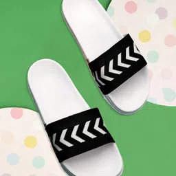 Pampy Angel Men Self Design Rubber Sliders-picture-6