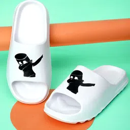 Pampy Angel Men Printed Rubber Sliders Flip Flops-image-76