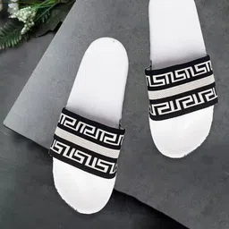 Pampy Angel Men Printed Rubber Sliders-picture-46