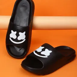 Pampy Angel Men Printed Rubber Sliders Flip Flops-image-75
