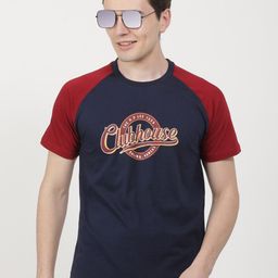 Lee Men Typography Printed Raglan Sleeves Cotton T-shirt-image-76