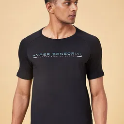 Ajile by Pantaloons Typography Printed Polo Collar Slim Fit T-shirt-image-75