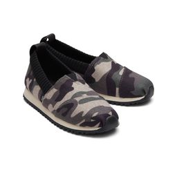 TOMS Boys Brown Woven Design Slip-On Sneakers-image-88