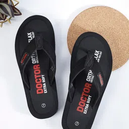 DOCTOR EXTRA SOFT Men Non-Allergenic Sweat Wicking Anti-Skid Thong Flip-Flops-85
