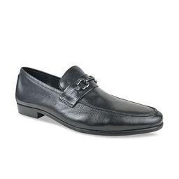 Regal Men Embellished Leather Formal Horsebit Loafers-image-63