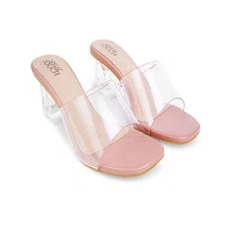 SHUZ TOUCH Open Back Block Heels image 4
