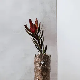 THE HOME CO. Bronze Textured Bark Shape Vase-image-32