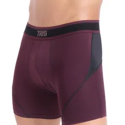 TRYB Colourblocked Ultra-Soft Trunk TRYB-Two Tone-Maroon-Small image 2