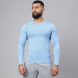 MuscleBlaze Air Tech Compression MuscleTee Full Sleeve,  Small  Dusk Blue -image-89