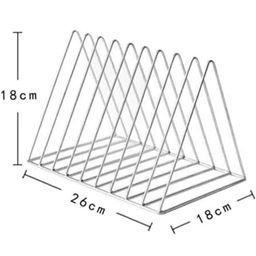 VK15 COLLECTION 9 Slot Triangle Rack for Newspapers Files Folders Organizing Magazine Books Desk Space Organizer Case Book Stand Perfect For Study Table Office (Pack of 1) image 4