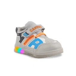 AMAEZO Kids Colourblocked Lightweight Comfort Insole Sneakers With LED Lights-image-61