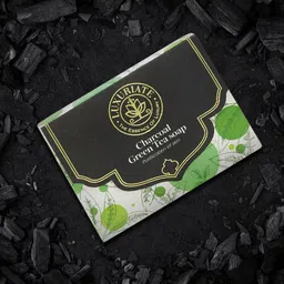 LUXURIATE Charcoal and Green Tea Soap-image-0
