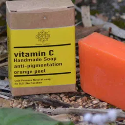 Pratha Orange Vitamin C Anti-Pigmentation Cold Process Handmade Soap-9