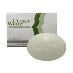 Classic White Adults Set of 6 Twin Whitening Soaps - 85g each image 2