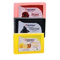 Deyomkar Pack of 3 Herbal Glycerin Soaps-1