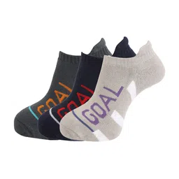 Dollar Socks Men Pack Of 3 Printed Cotton Ankle-Length Socks-36