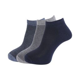 Dollar Socks Men Pack Of 3 Solid Cotton Ankle Length Socks-26