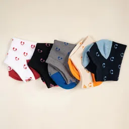 Cotstyle Men Pack Of 5 Assorted Ankle Length Socks-picture-25