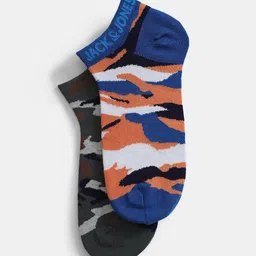 Jack & Jones Men Pack Of 2 Patterned Ankle Length Socks-16