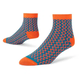 Dynamocks Patterned Anti-Microbial Ankle-Length Socks-11