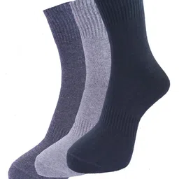 Dollar Socks Men Pack Of 3 Assorted Cotton Above Ankle-Length Socks-image-81