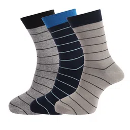 Dollar Socks Men Pack Of 3 Assorted Cotton Above Ankle-Length Socks-29