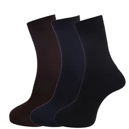 Dollar Socks Men Pack Of 3 Assorted Cotton Above Ankle-Length Socks-57