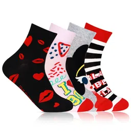 Bonjour Women Pack Of 4 Assorted Above Ankle-Length Socks-image-39