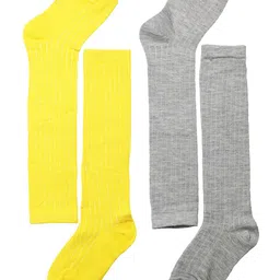BAESD Kids Pack of 2 Striped Knee-Length Socks-picture-8