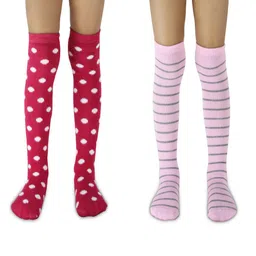 BAESD Kids Pack of 2 Printed Knee-Length Socks-picture-36