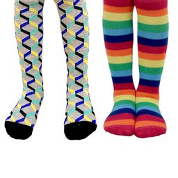 BAESD Kids Pack of 2 Patterned Knee-Length Socks-image-67