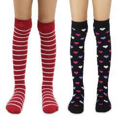 BAESD Kids Pack of 2 Printed Knee-Length Socks-image-100