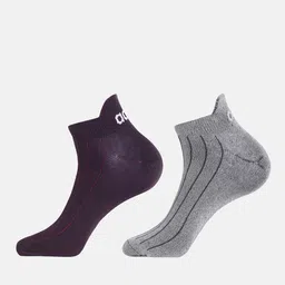 ADIDAS Men Pack Of 2 Striped Ankle-Length Socks-image-25