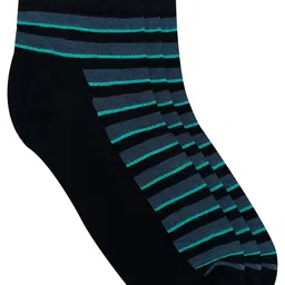 Heelium Men Pack Of 3 Striped Ankle-Length Socks-23